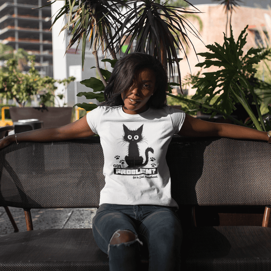 Got a Problem? Cat T-Shirt, Gildan 64000 Short Sleeve Cotton Unisex Tee