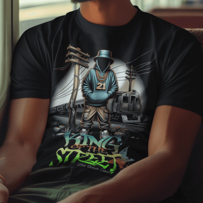 Unisex graphic t-shirt by LostLogicCo, affordable cotton tee, ships to US & Canada