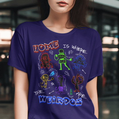 Unisex graphic t-shirt by LostLogicCo, affordable cotton tee, ships to US & Canada