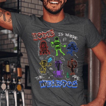 Unisex graphic t-shirt by LostLogicCo, affordable cotton tee, ships to US & Canada