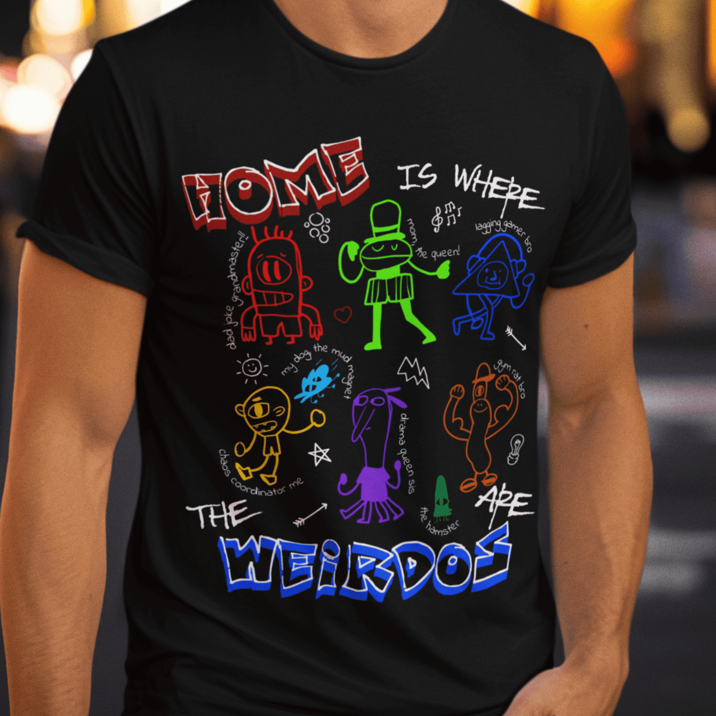 Unisex graphic t-shirt by LostLogicCo, affordable cotton tee, ships to US & Canada