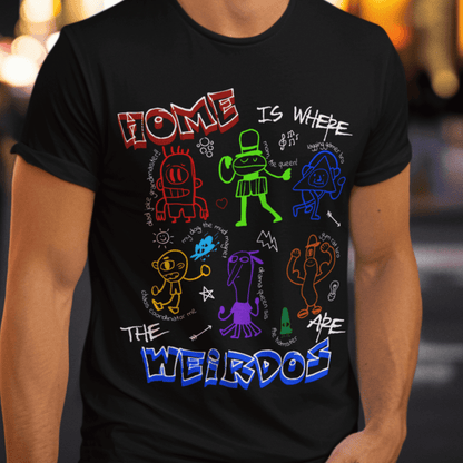 Unisex graphic t-shirt by LostLogicCo, affordable cotton tee, ships to US & Canada