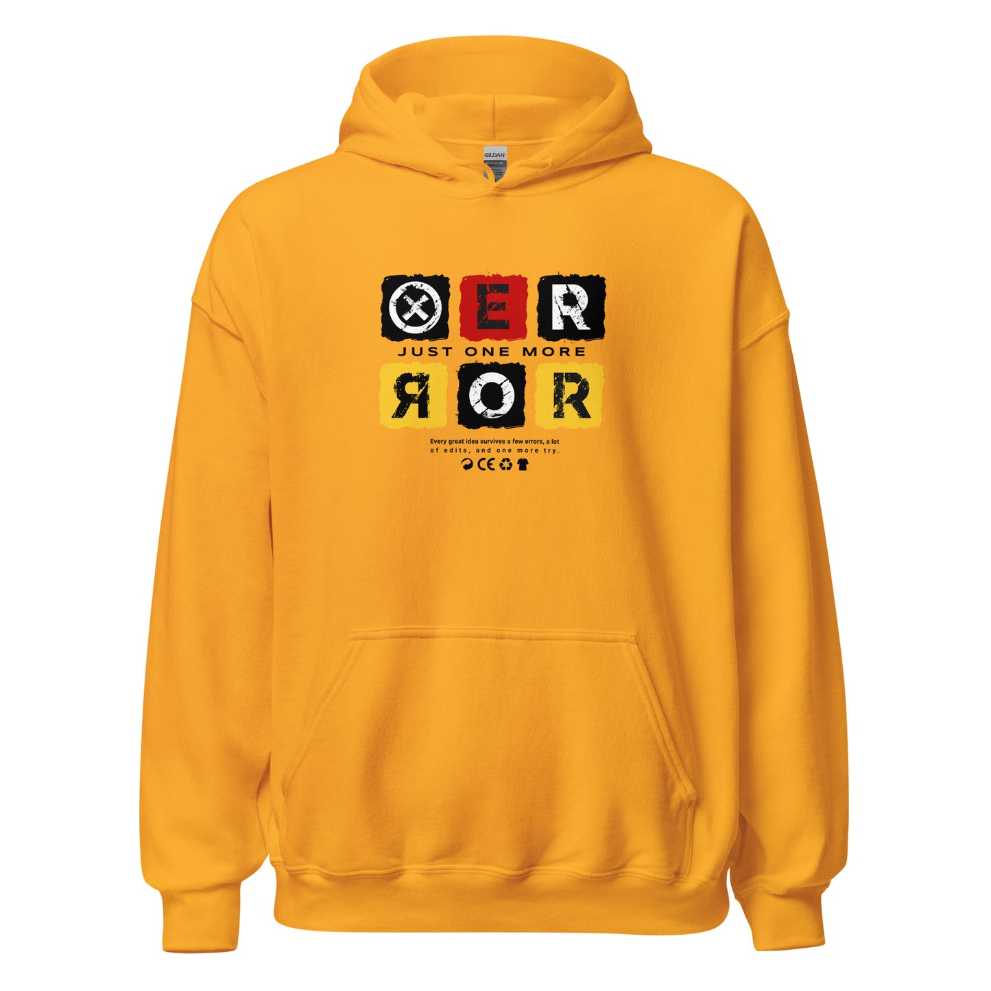 Just One More Error hoodie graphic printed on unisex heavy blend hoodie